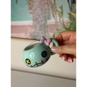 Disney Stitch Scrump Doll Mini Ceramic Mug 3.5 oz Lilo & Stitch Cute Teacup